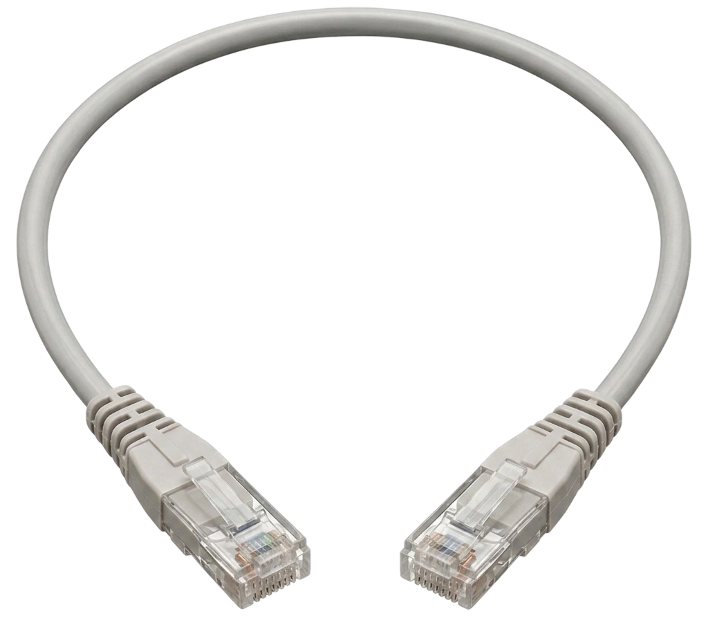 R&M Grey 0.5m Patch Cord