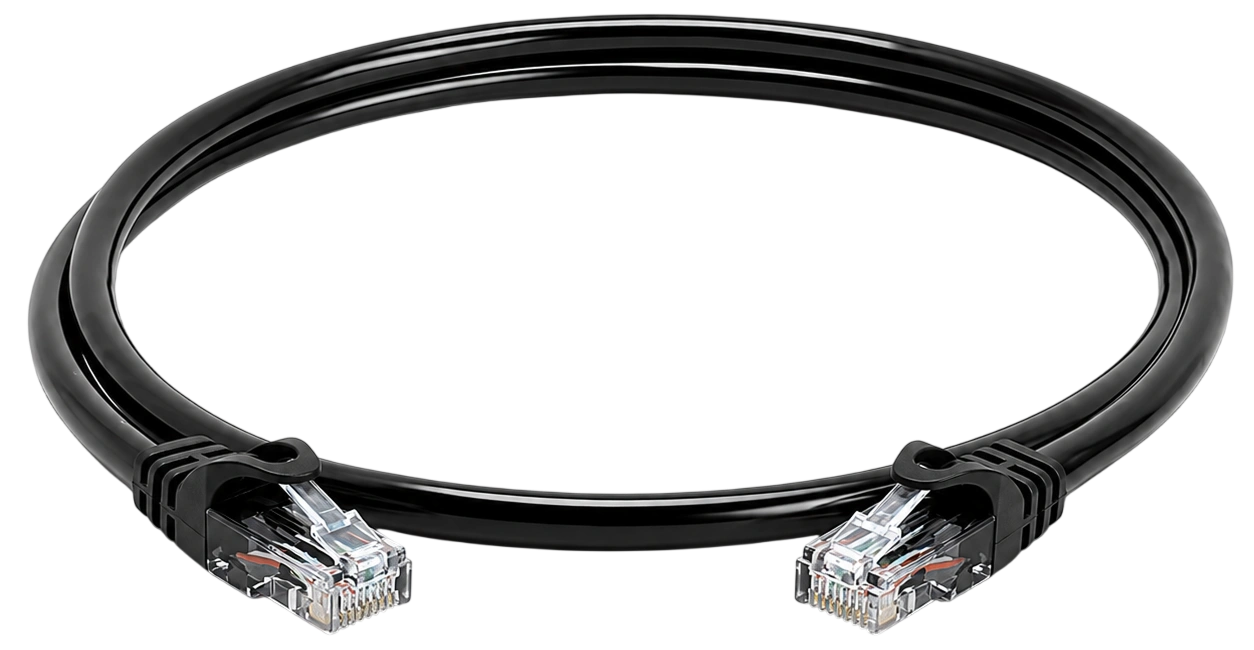 Enxun Cat6 Black 2m Patch Cord