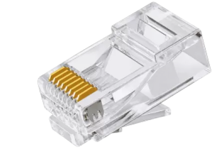 RJ45 D-Link Metal Cat6 Shielded Connector - Alternate View