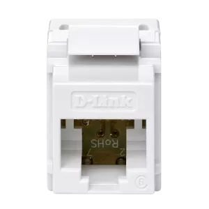 RJ45 White Cat6 D-Link Network Connector