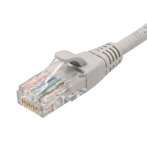 RJ45 White Cat5 Network Connector - Alternate View