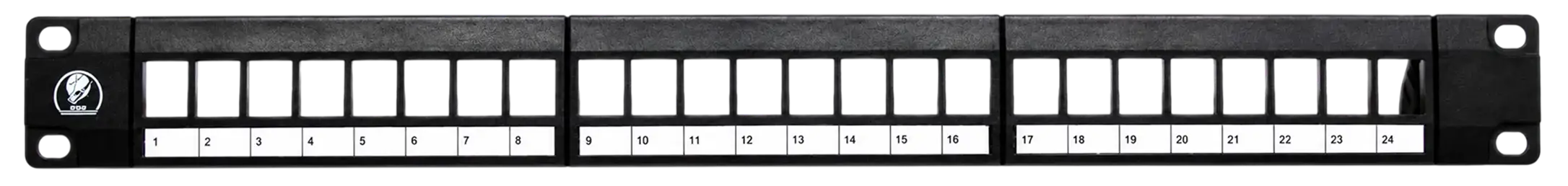 DDS Unloaded 24-Port Patch Panel DPP-UL24