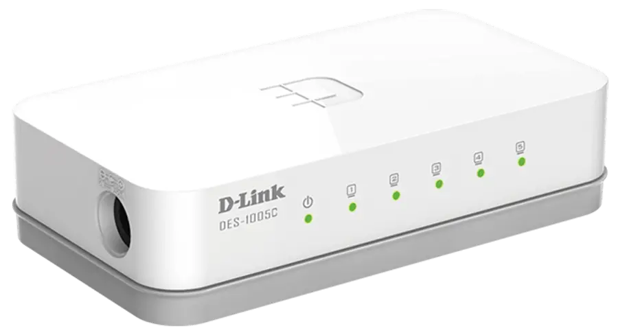 D-Link DES-1005C 10/100 Network Switch (New) - 2