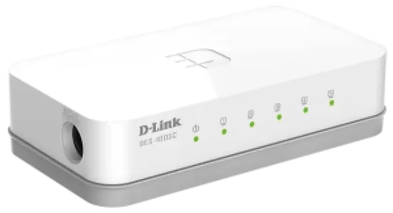 D-Link DES-1005C 10/100 Network Switch (New) - Alternate View