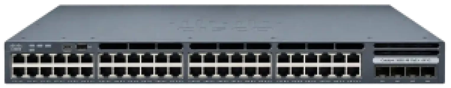 Cisco 3650 48 PoE 4*1G Network Switch (Original Imported)