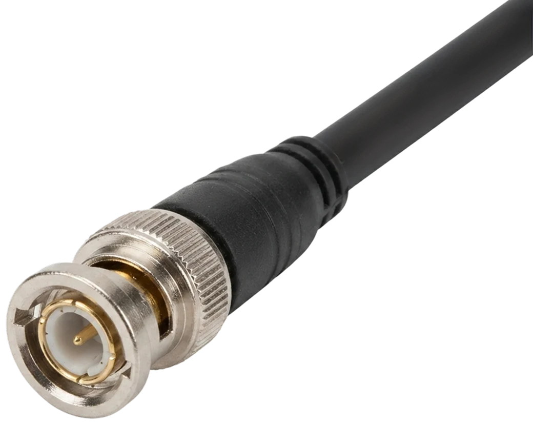 Black Silver BNC Connector
