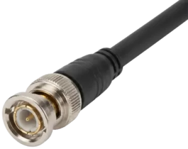 Black Silver BNC Connector