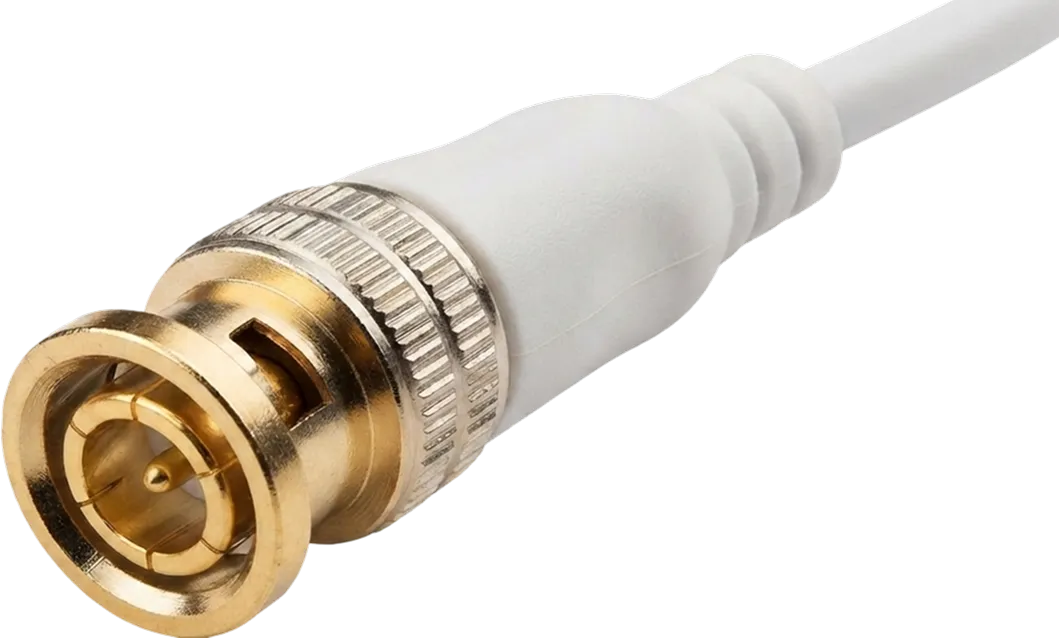 White Gold BNC Connector