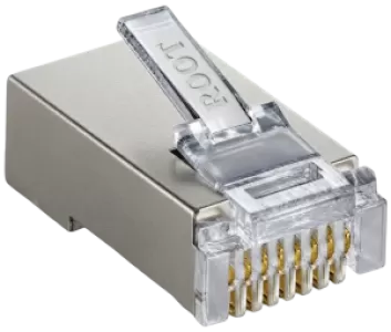 RJ45 Root Metal Cat6 Shielded Connector - Alternate View