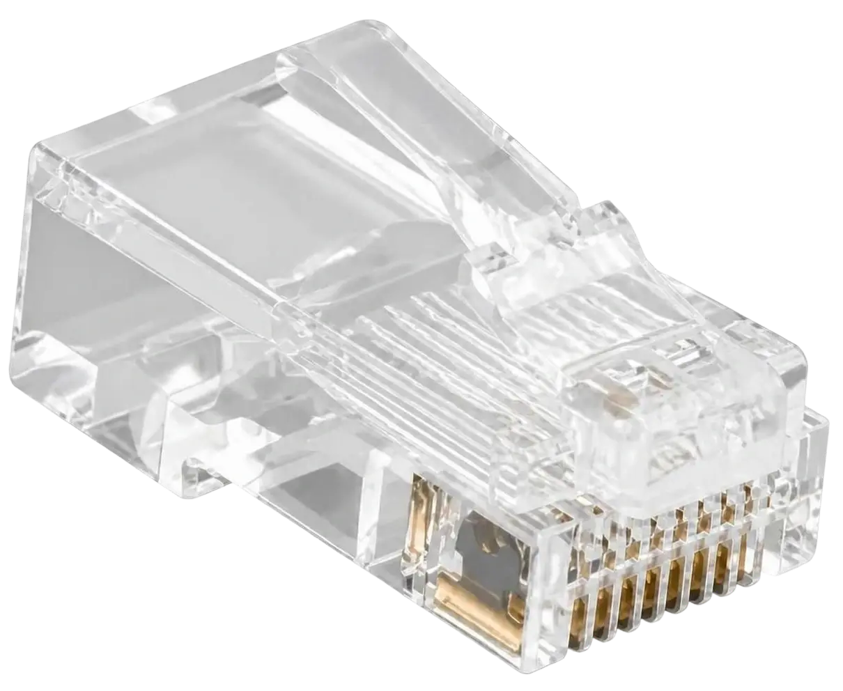 RJ45 White Cat5 Network Connector - 2
