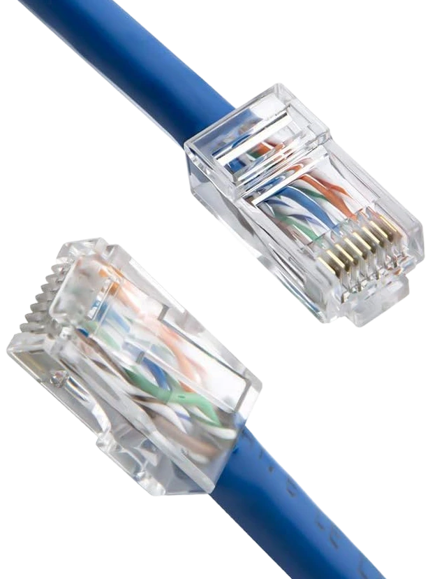 RJ45 White Cat5 Network Connector - 3