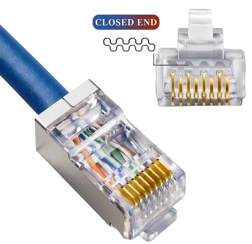 RJ45 D-Link Metal Cat6 Shielded Connector - 3