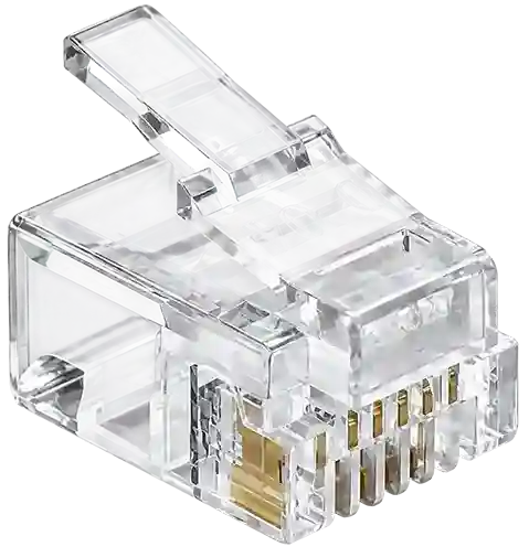 RJ11 Telephone Modular Plug - 2