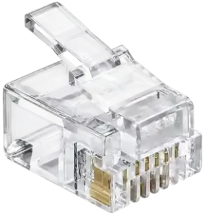 RJ11 Telephone Modular Plug - Alternate View