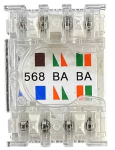 Panduit NK688MAW-Q  NetKey Cat6 Jack - 3