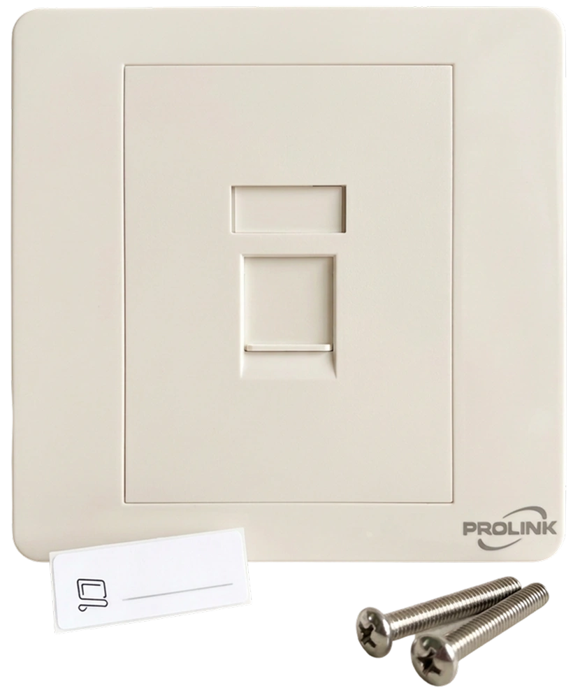 External Face Plate Single 1 Port