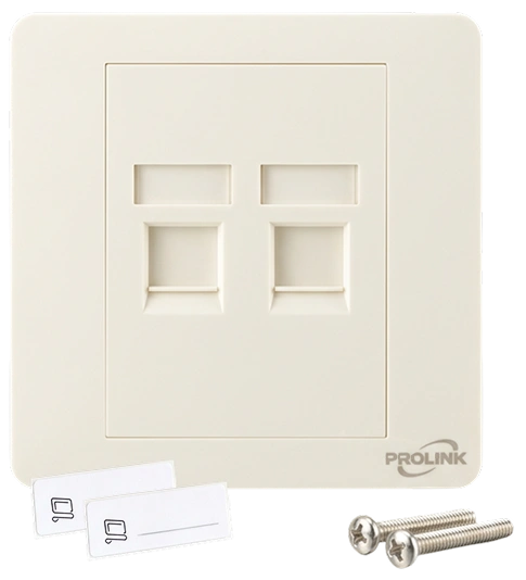External Face Plate Double 2 Port