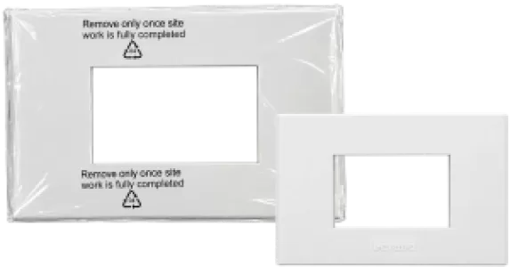 Legrand Face Plate Double Chassis - Alternate View