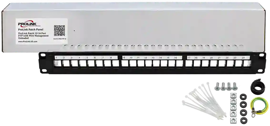 Prolink 1U 24-Port Patch Panel - 2