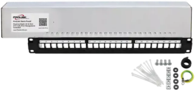 Prolink 1U 24-Port Patch Panel - Alternate View