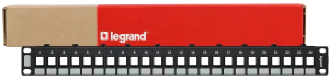 Legrand 24-RJ45 KS Patch Panel 632790 - Alternate View
