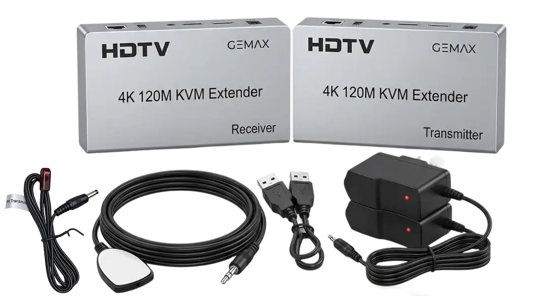 HDMI KVM Extender By LAN 120M