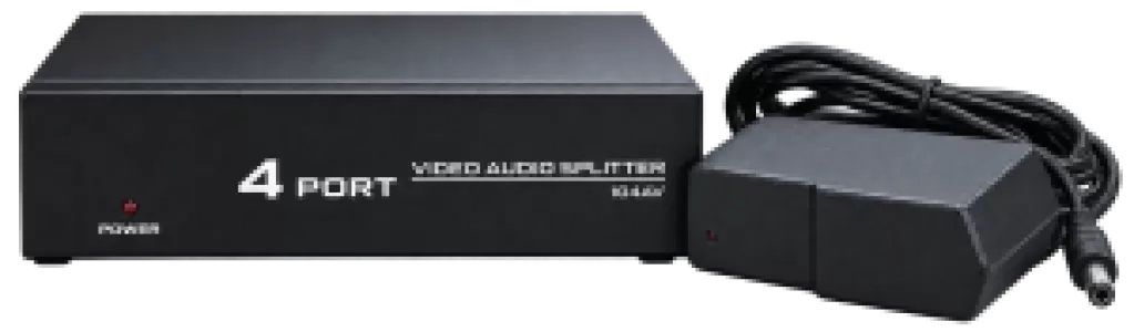 4-Port Audio/Video Splitter