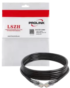 Prolink Black 5m Patch Cord - Alternate View