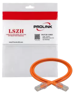 Prolink Patch Cord Orange 1m - Alternate View