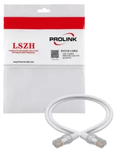 Prolink Patch Cord White 1m - Alternate View