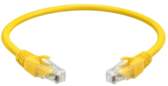 Lewines Line Patch Cord Yellow 0.5m