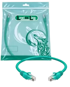 Lewines Line Patch Cord Green 0.5m - Alternate View