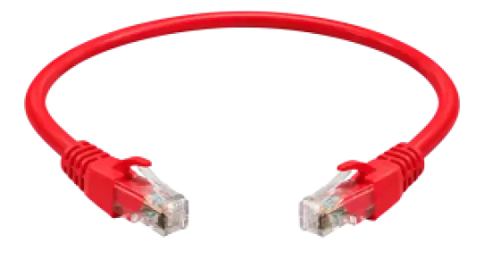 Lewines Line Patch Cord Red 0.5m