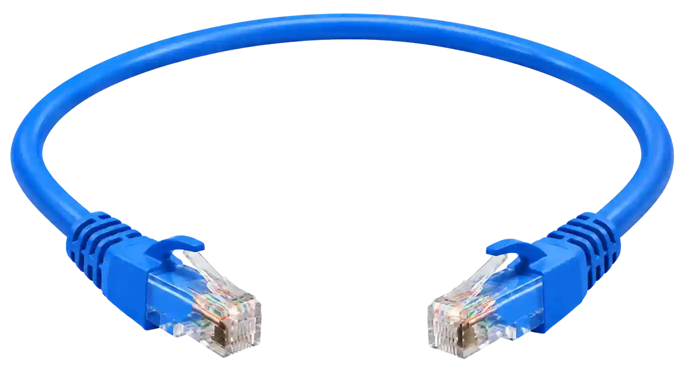 Lewines Line Patch Cord Blue 0.5m
