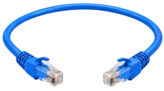 Lewines Line Patch Cord Blue 0.5m
