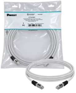 Panduit STP6X3MIG Cat6A Patch Cord Gray 3m - Alternate View
