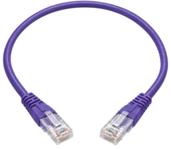 Tera UTP Cat6 Patch Cord Purple 0.5m