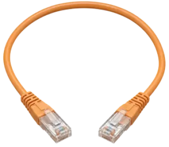 Tera UTP Cat6 Patch Cord Orange 0.5m