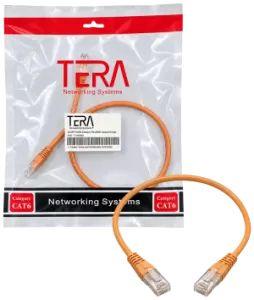 Tera UTP Cat6 Patch Cord Orange 0.5m - Alternate View