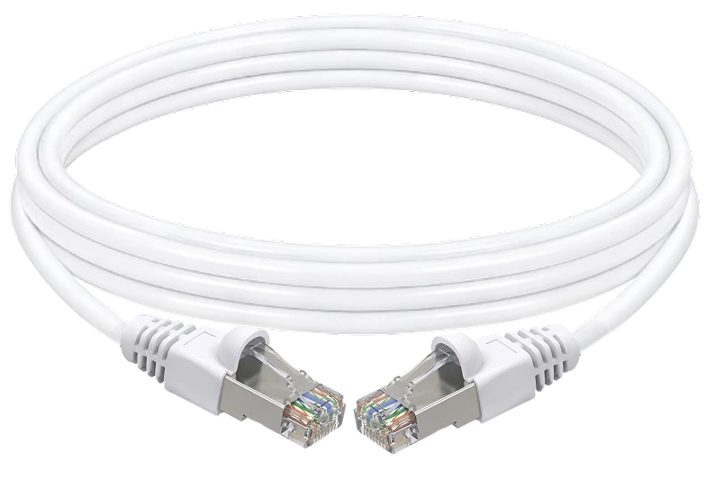 TE 1711815-3 Cat6A Patch Cord White 3m