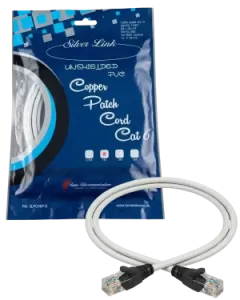 Silver Link SLPCU6P-X Cat6 Patch Cord gray - Alternate View