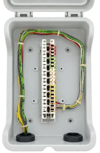 10-Line Telephone Box - Alternate View