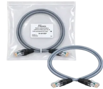 Nexans LANmark-5 Cat 5e RJ45 UTP Grey Patch Cord 1m - Alternate View