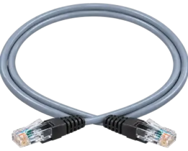 Nexans LANmark-5 Cat 5e RJ45 UTP Grey Patch Cord 1m