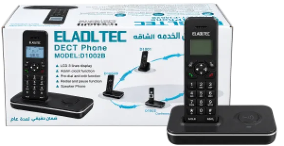 Eladel Tec Phone D1002B - Alternate View