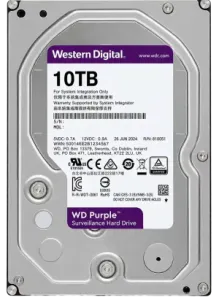 Western Digital Purple 10TB Hard Drive