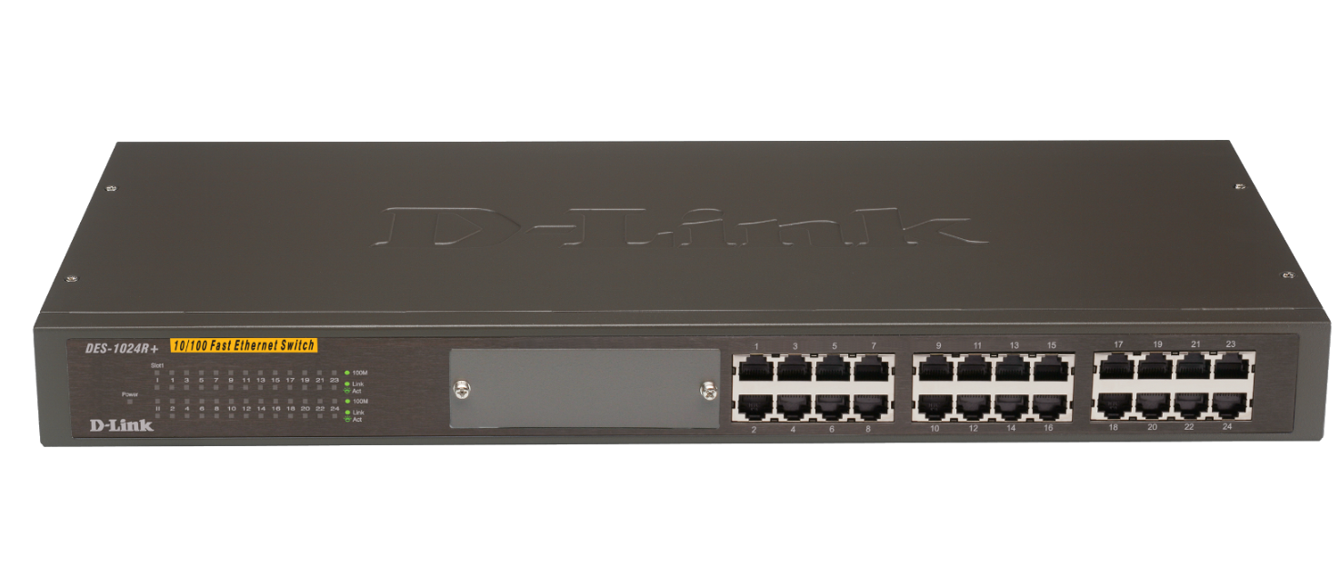 سويتش شبكات دي لينك D-Link DES-1024R+ (استيراد أصلي) - 2