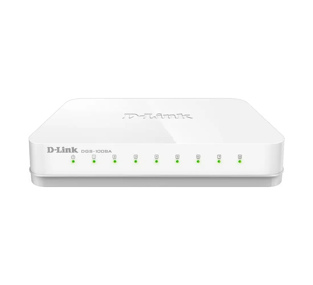سويتش شبكات دي لينك D-Link DGS-1008A 10/100/1000 (جديد)