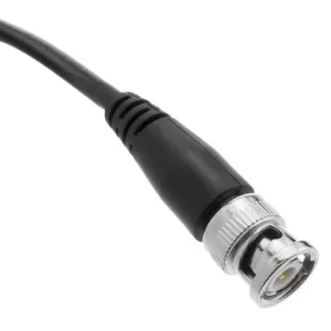 Black Silver BNC Connector