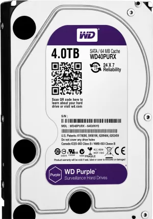 Western Digital Purple 4TB Hard Drive